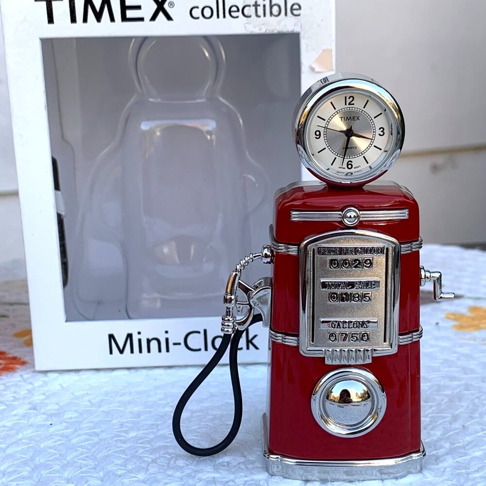 Vintage TIMEX Mini Clock Collectible